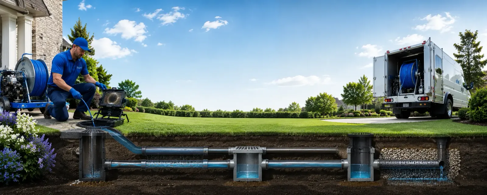 Outdoor drain cleaning information for Watauga, SD
